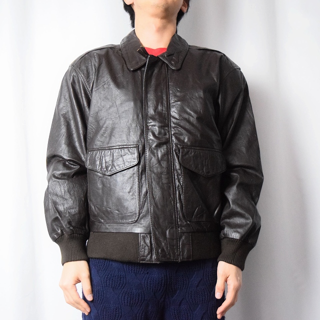90s 90年代 革ジャン フライトジャケット ミリタリー | ヴィテージ古着