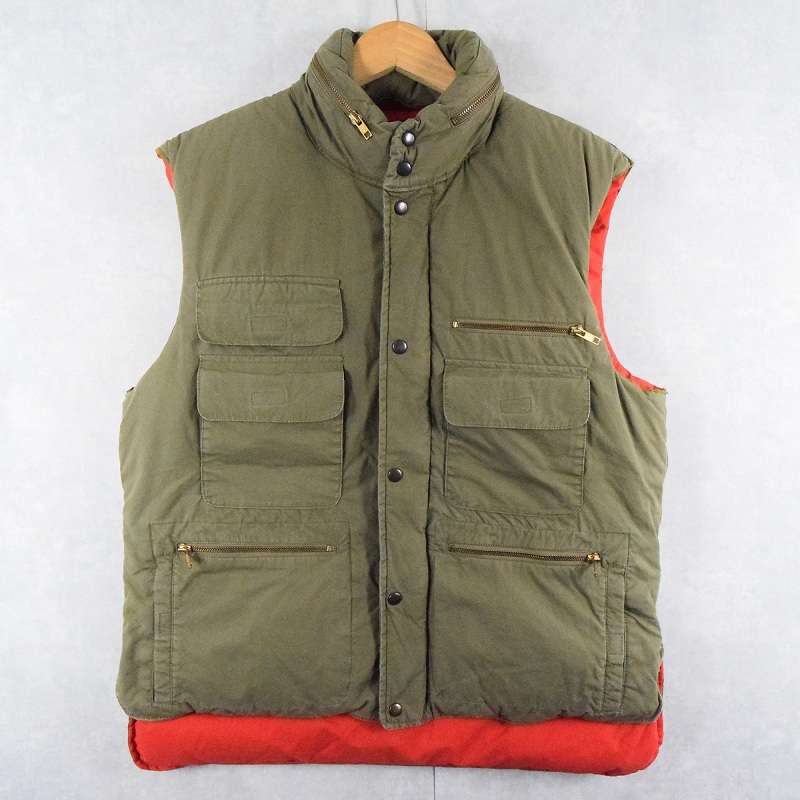 90s 90年代 ポロラルフローレン カーキ ダウンベスト| ビンテージ古着