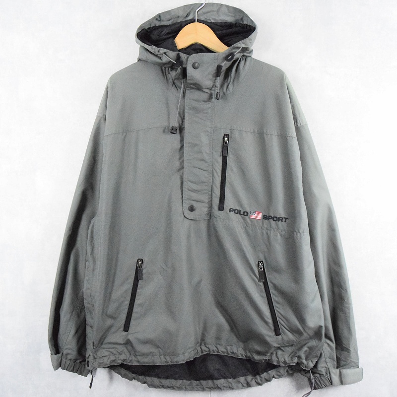 90年代 90s ラルフローレン ポロスポーツ プルオーバーパーカー プル