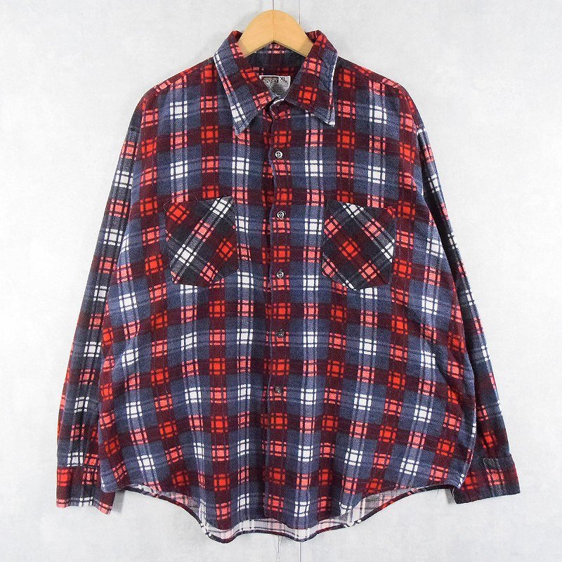 70年代 70s 長袖シャツ モンゴメリーワード ストアブランド