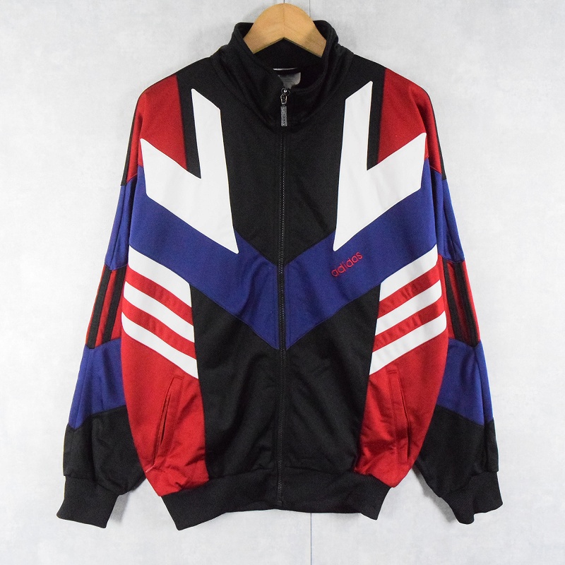 90s 90年代 アディダス 黒 ブラック ジャージ トラックパンツ