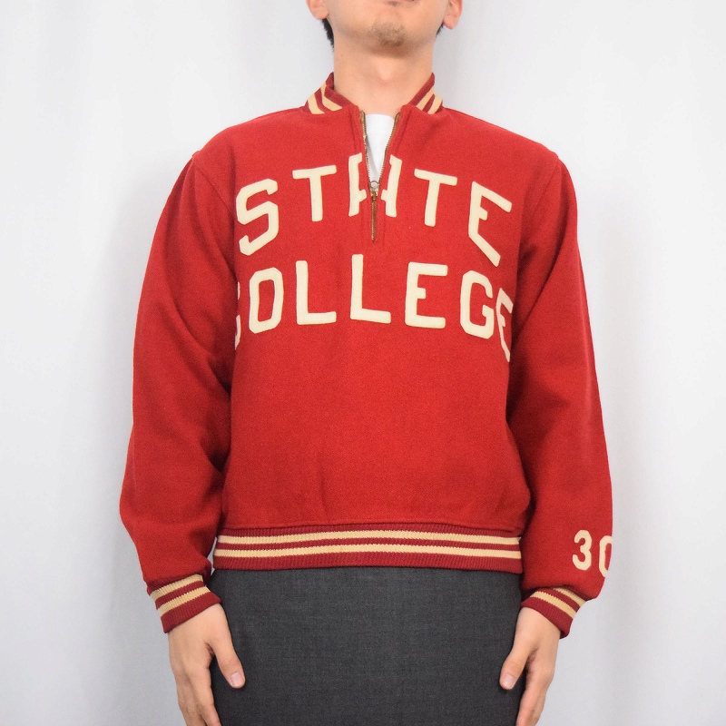 40年代 40s 50年代 50s 赤 レッド プルオーバー| ビンテージ古着屋