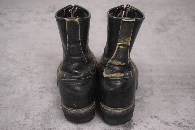 90年代 90s アメリカ製 レッドウィング レザーブーツ ワークブーツ 黒