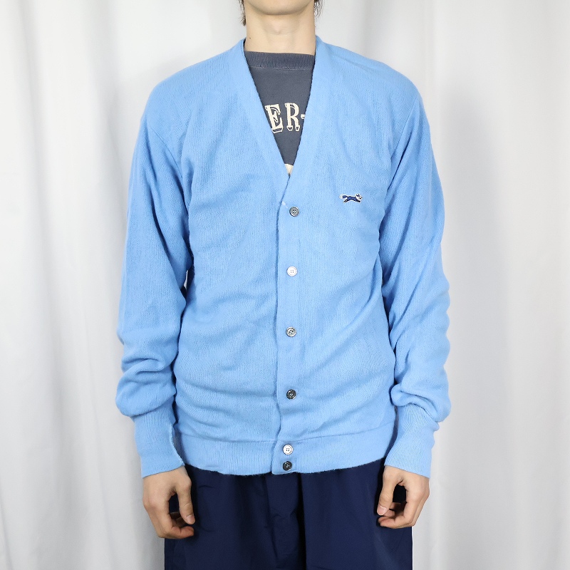 80s 80年代 フォックス ワッペン付き JCペニー 水色 ライトブルー