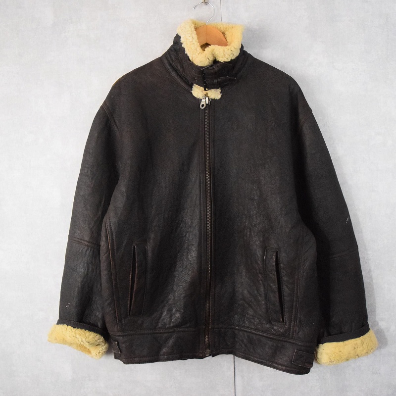 80s 80年代 90s 90年代 ムートン レザージャケット ボア | ビンテージ