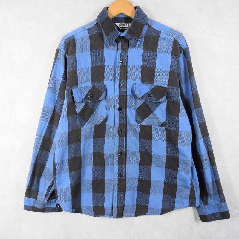 70s 80s 70年代 80年代 ファイブブラザーズ アメリカ製 青 ブルー 黒