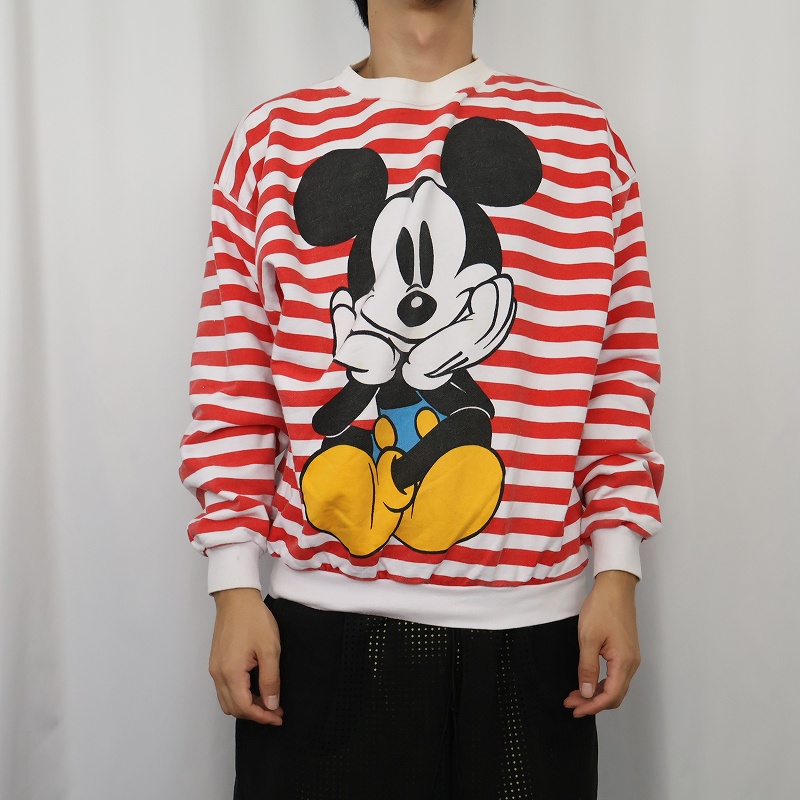 90年代 90s ディズニー ミッキーマウス MICKEY MOUSE 長袖