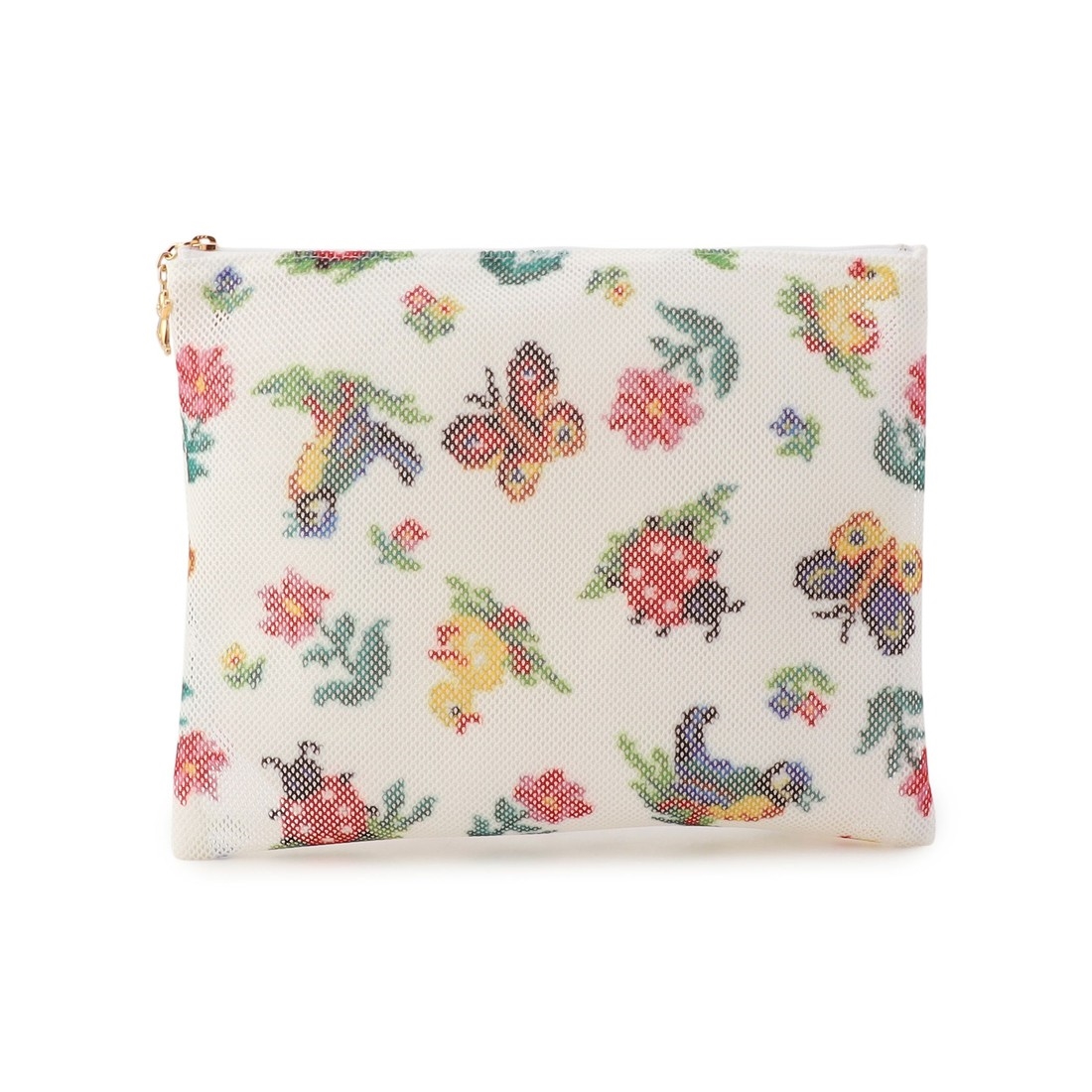 ハイジ メッシュポーチL HEMP-241335(ホワイト): FEILER｜フェイラー