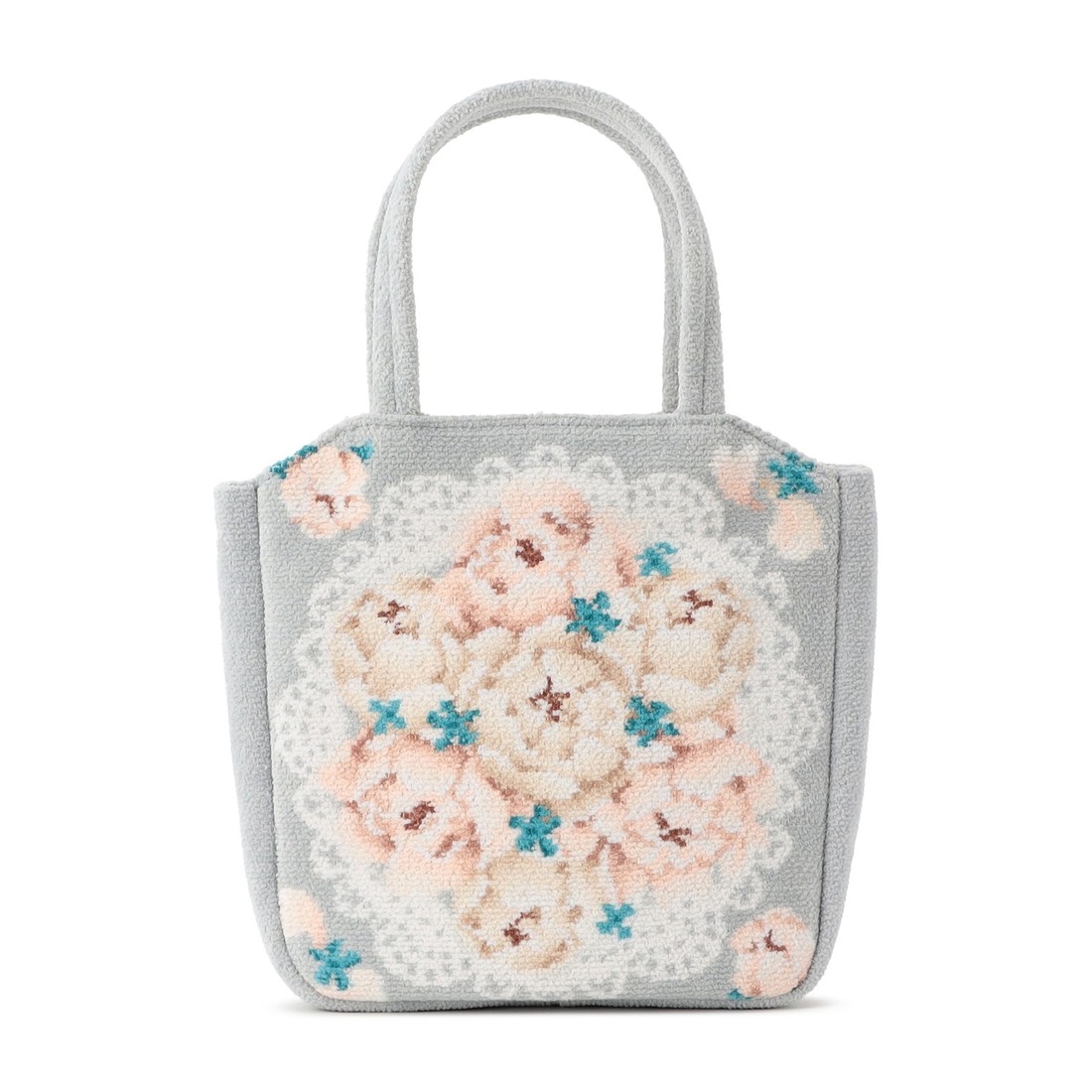 ホーリーピオニー バッグ HOY-251162(シルバーグレー): FEILER