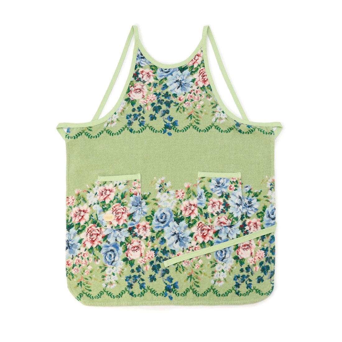 ノスタルジックノート エプロン NLN-260252(ペールグリーン): FEILER