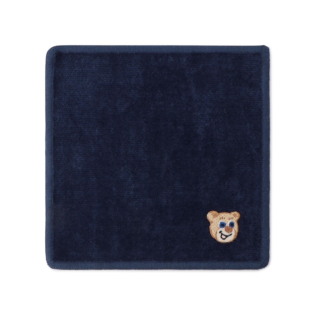 オールドテディ 刺繍ハンカチ L/OTE-253071(ネイビー): LOVERARY BY