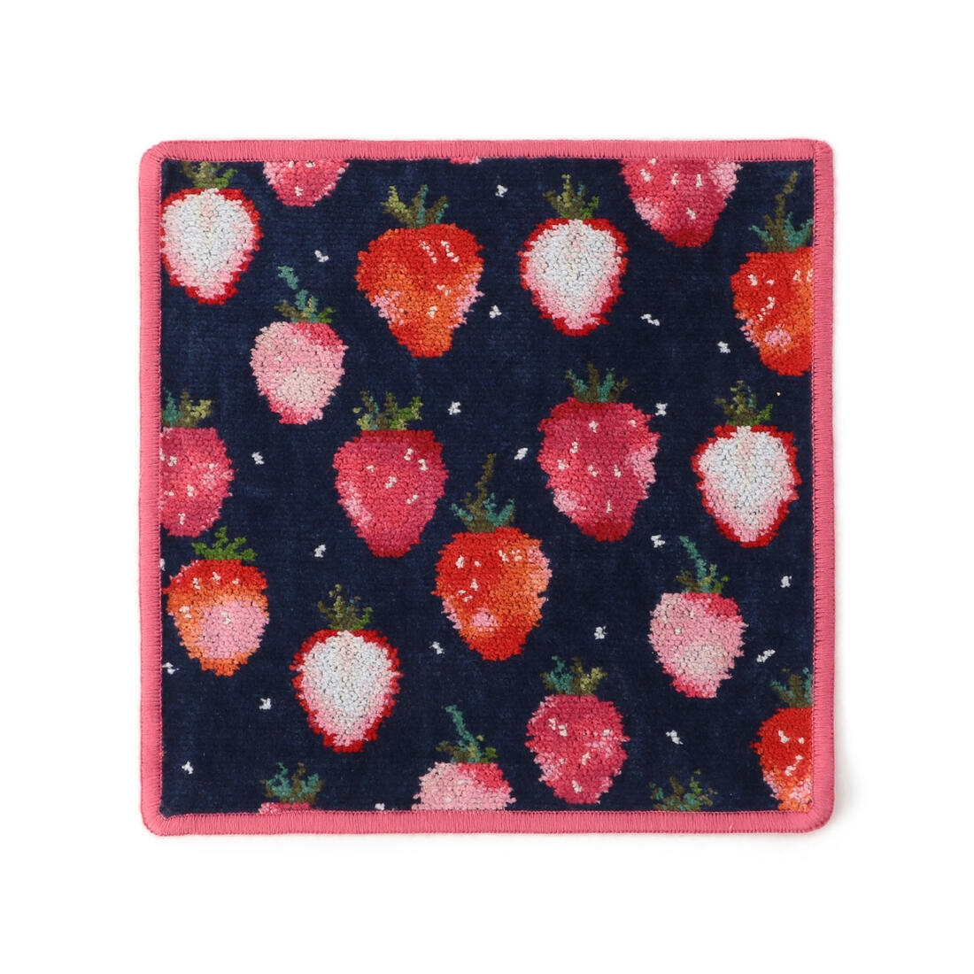 ストロベリードット ハンカチ(ライトワイン): LOVERARY BY FEILER