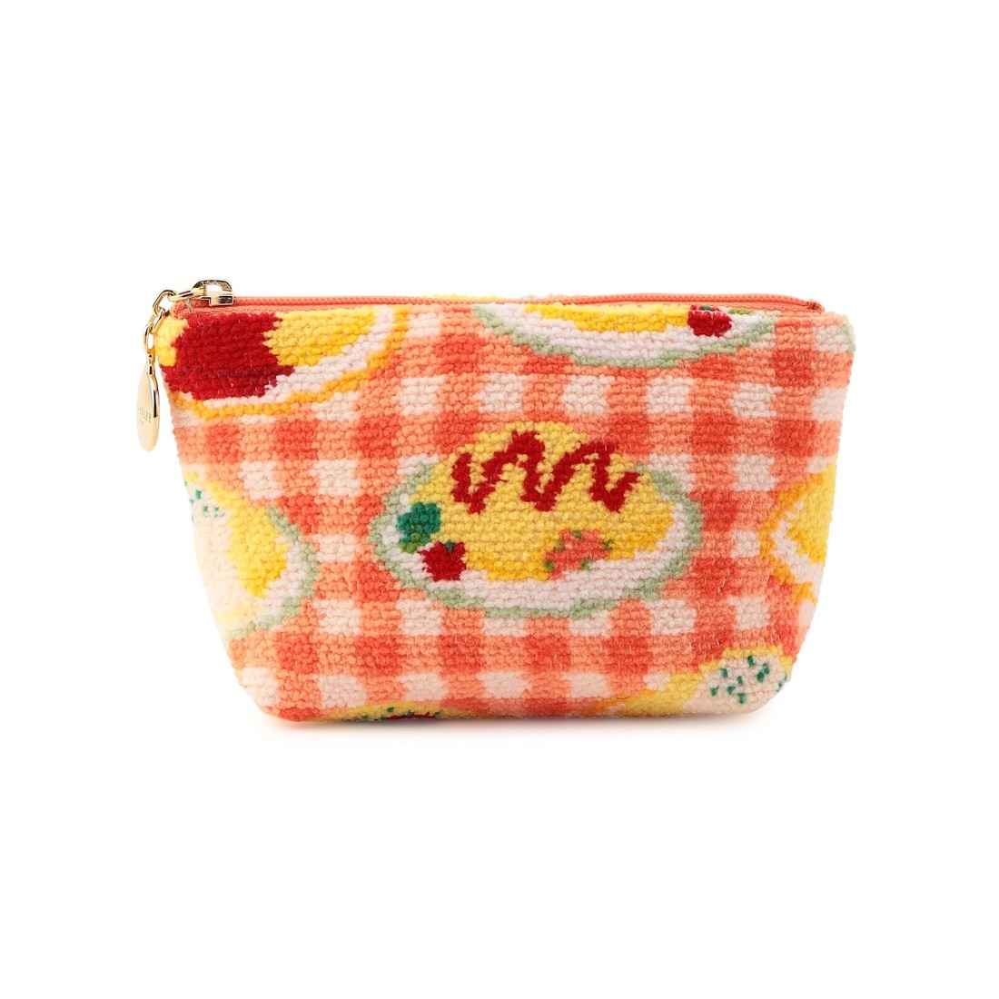 ハッピーオムライス 舟型ポーチS L/HOR-243069(アプリコット