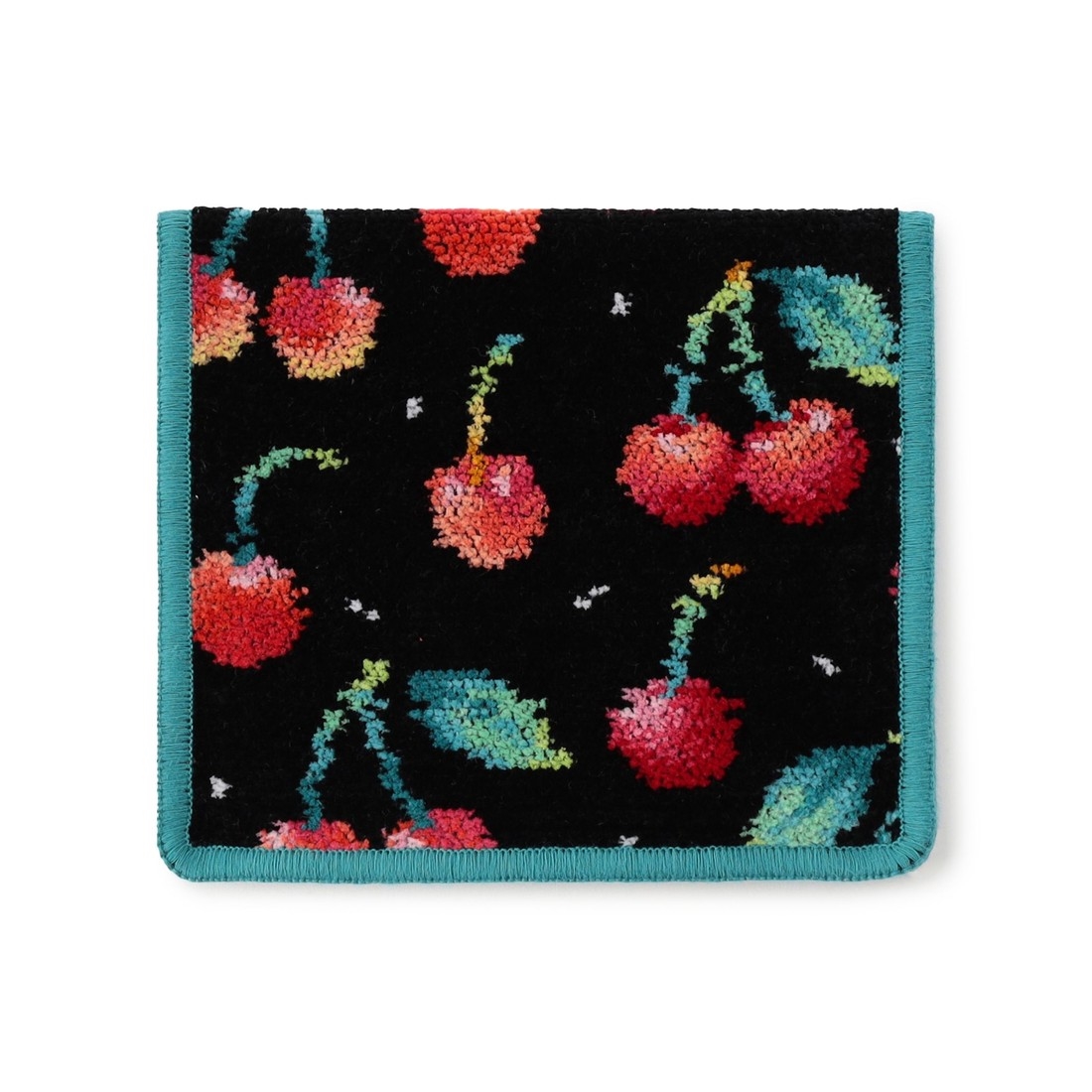 チェリードット ハンカチポーチ(ブラック): LOVERARY BY FEILER