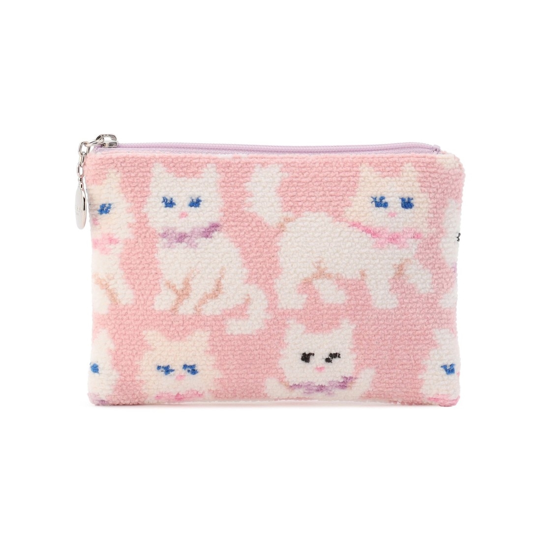 モフモフネコチャン ティッシュポーチ L/MNC-260281(ペールピンク
