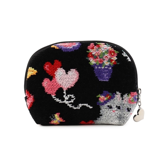 モンプティシャ ポーチ MCH-260373（WEB限定）(ブラック): FEILER