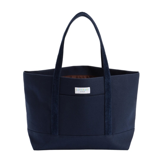 オールドテディ ワッペントートバッグ L/OTE-163165(ネイビー