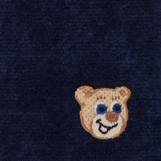 オールドテディ 刺繍ハンカチ L/OTE-253071(ネイビー): LOVERARY BY