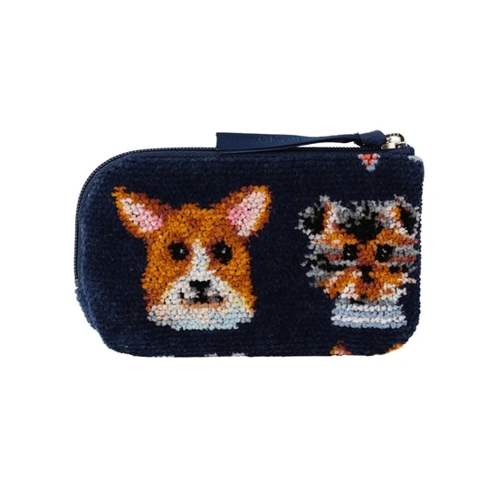 ラブラリードギー ポーチ L/LDG-193103(ネイビー): LOVERARY BY FEILER