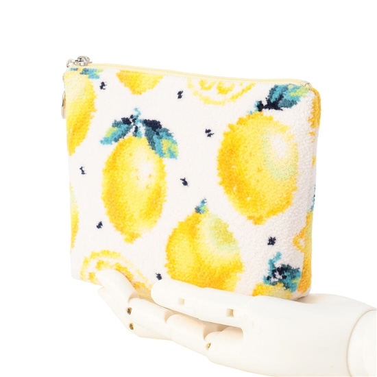 レモンドット ポーチ L/LDO-213016(ホワイト): LOVERARY BY FEILER