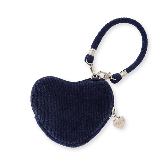 ラブラリーハート ハート型ポーチ L/LRH-243239(ネイビー): LOVERARY