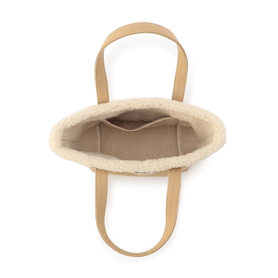 オールドテディ ワッペンボアトートバッグ L/OTE-257475(ベージュ