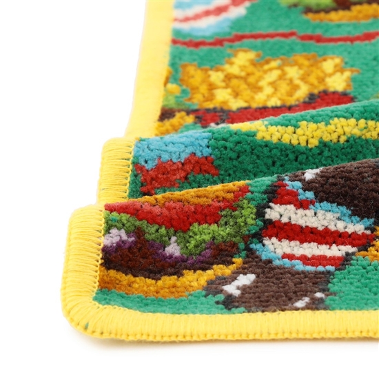 バーガーショップ ハンカチ（WEB限定）(グリーン×イエロー): LOVERARY