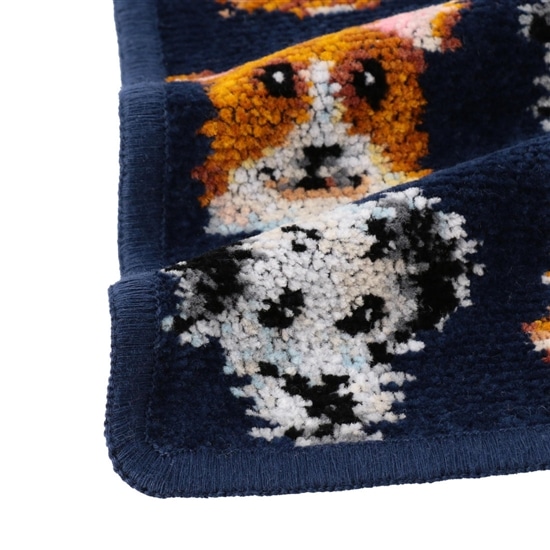 ラブラリードギー ハンカチ(ネイビー): LOVERARY BY FEILER