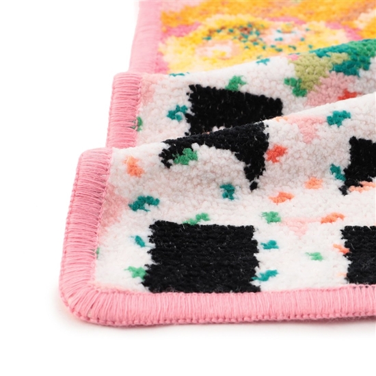 ワクワクベントウ ハンカチ（WEB限定）(ペールピンク×ピンク