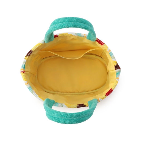 ハッピーオムライス 巾着付きバッグ L/HOR-243073（WEB限定）(ペール