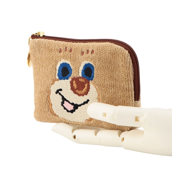 ドアップテディ L字ポーチ L/DUT-243231(ベージュ): LOVERARY BY