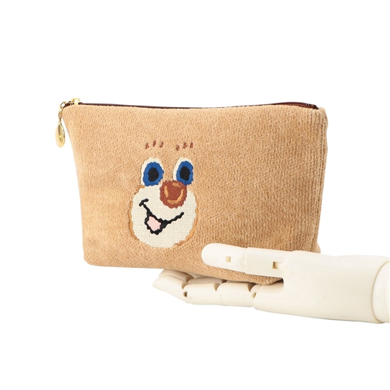 ドアップテディ コスメポーチ L/DUT-243233(ベージュ): LOVERARY BY