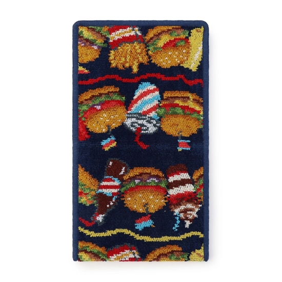 バーガーショップ ハンカチポーチ(ネイビー): LOVERARY BY FEILER