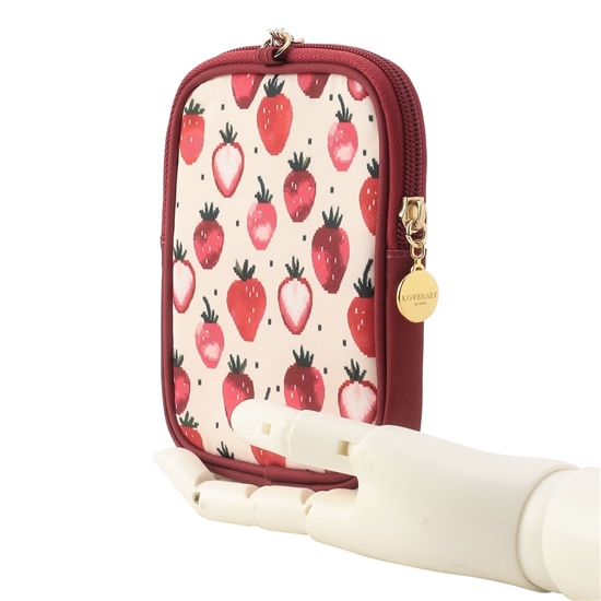 ストロベリードット ポーチ L/STDPP-243105(アイボリー): LOVERARY BY