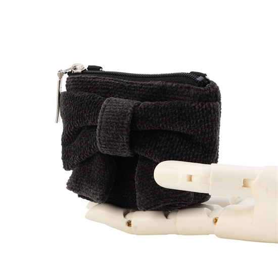 メニーリボンズ リボンポーチ L/MYR-257474(チャコールグレー