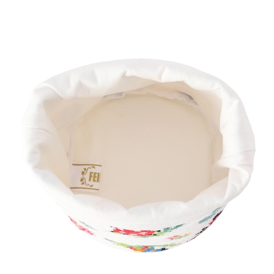 ハイジ ファブリックバスケット HE-191332（WEB限定）(ホワイト