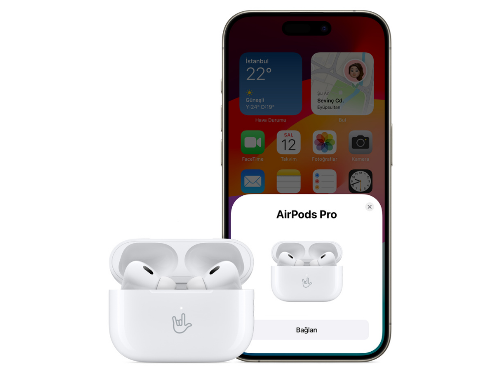 Apple AirPods Pro 2. Nesil MagSafe Şarj Kutusu Type-C - Pasaj