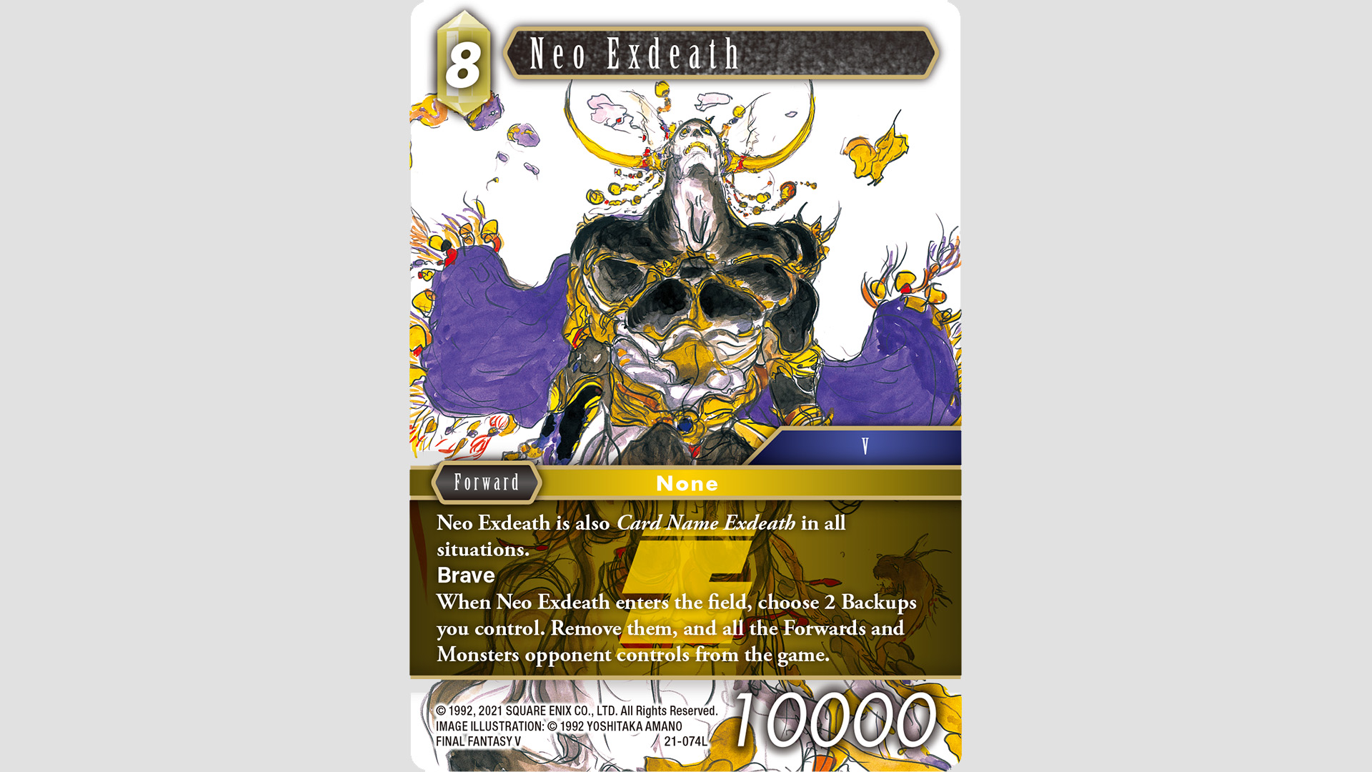 Beyond Destiny - Card of the Week - Neo Exdeath [21-074L] | FF