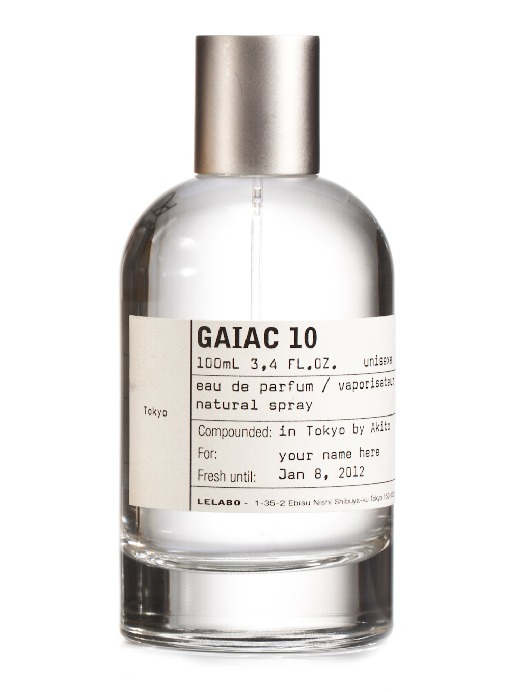 Gaiac 10 Tokyo Le Labo perfume - a fragrance for women and men 2008