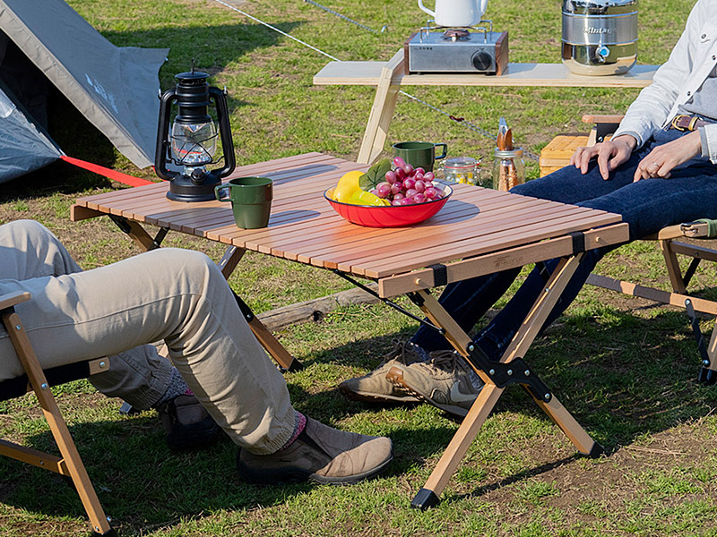 FIELDOOR（フィールドア） | 新製品情報 | ウッドロールトップテーブル