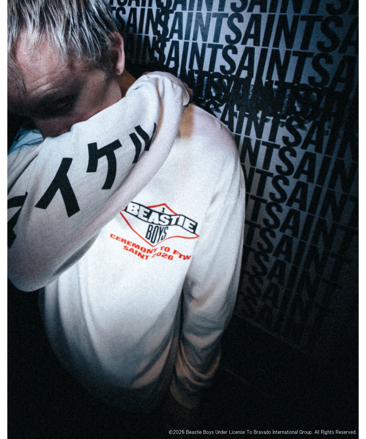 BTB_LS T-SHIRT/BEASTIEBOYS/WHT - SAINT MXXXXXX (セントマイケル