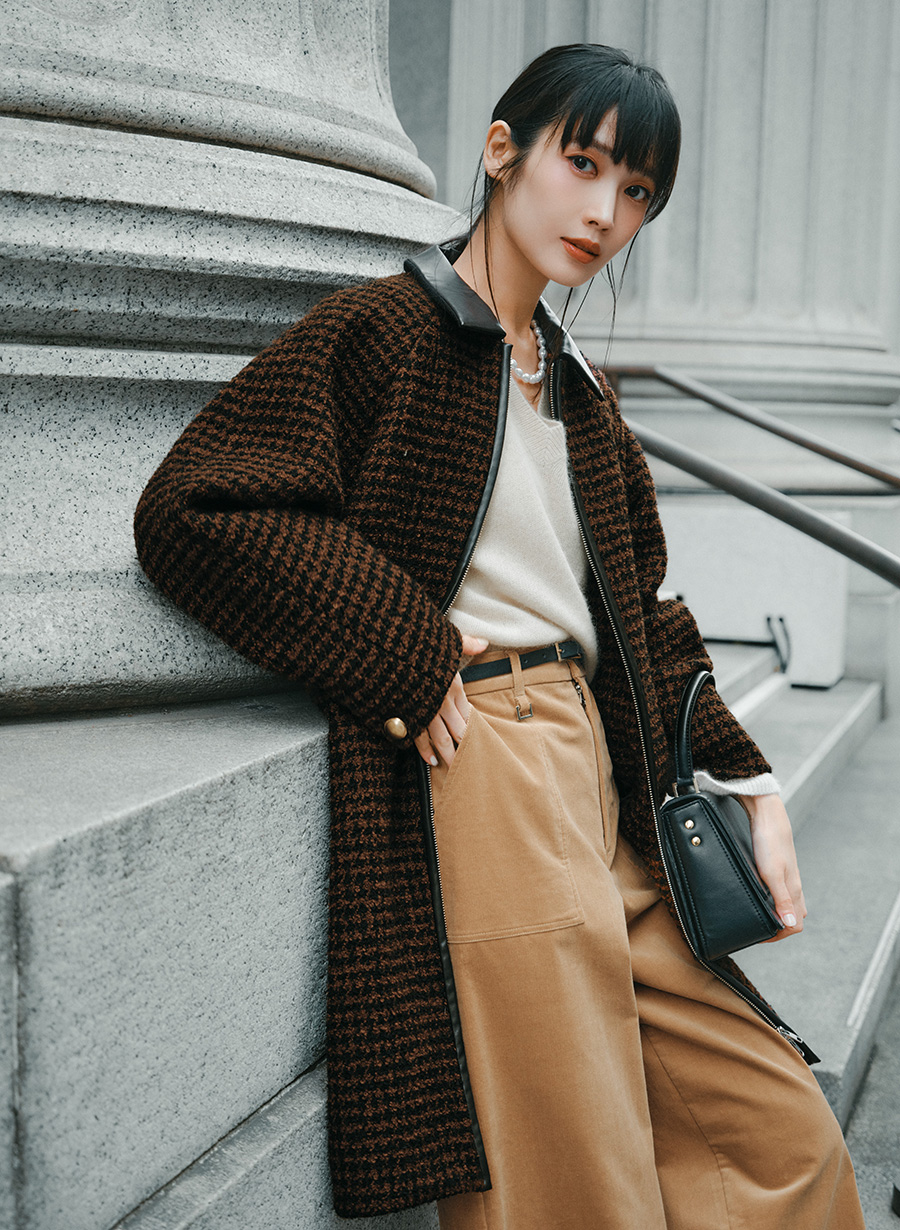 ステンカラーツイードコート｜LOUNIE（ルーニィ）公式サイト／公式