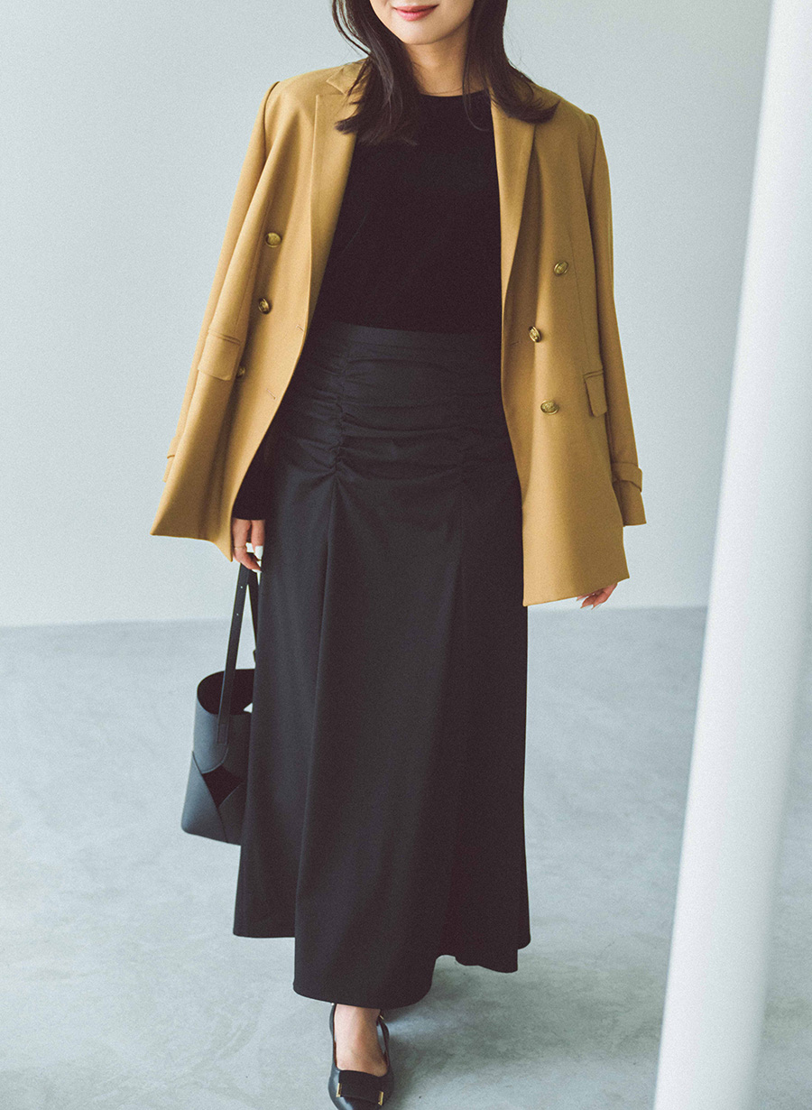 FAMILY JAPAN 25ss ドライバーズニットスカート11747391 FAMILY JAPAN