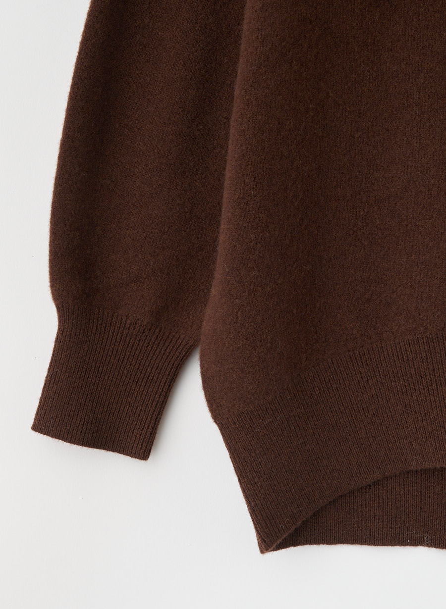 EC限定色】＜ウール100％＞クルーネックニットプルオーバー｜LOUNIE