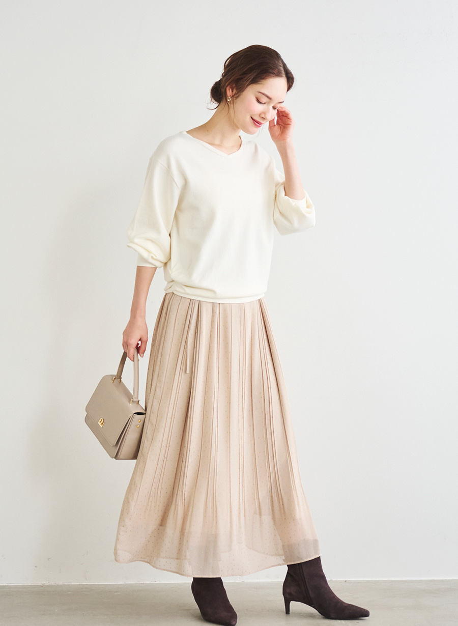 レース付きニットプルオーバー｜LOUNIE（ルーニィ）公式サイト／公式