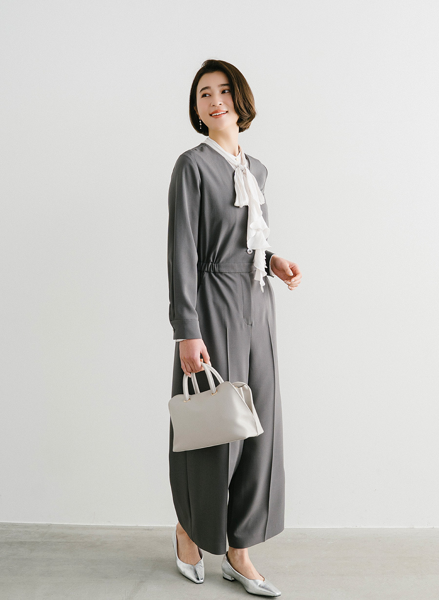 強撚ツイルストレッチコンビネゾン｜LOUNIE（ルーニィ）公式サイト