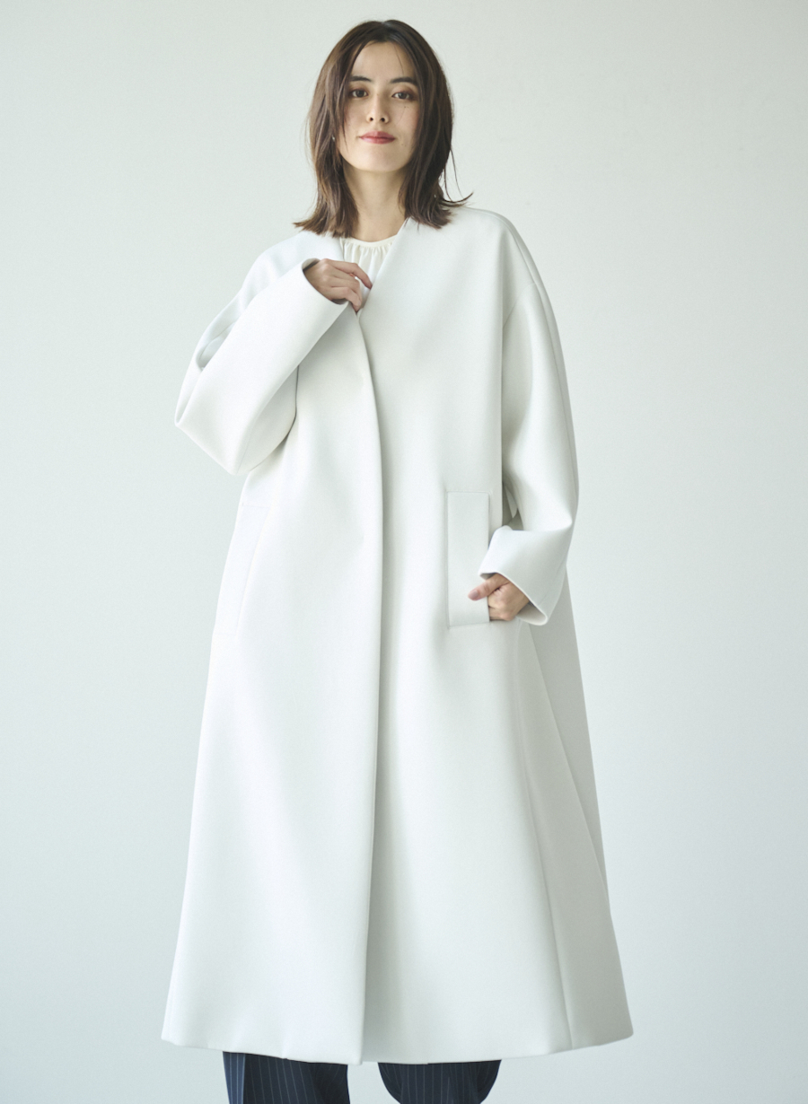 EC限定】ノーカラーロングコート｜LOUNIE（ルーニィ）公式サイト／公式