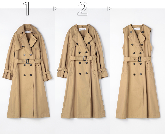 3way TRENCH COAT｜LOUNIE（ルーニィ）公式サイト／公式オンラインストア