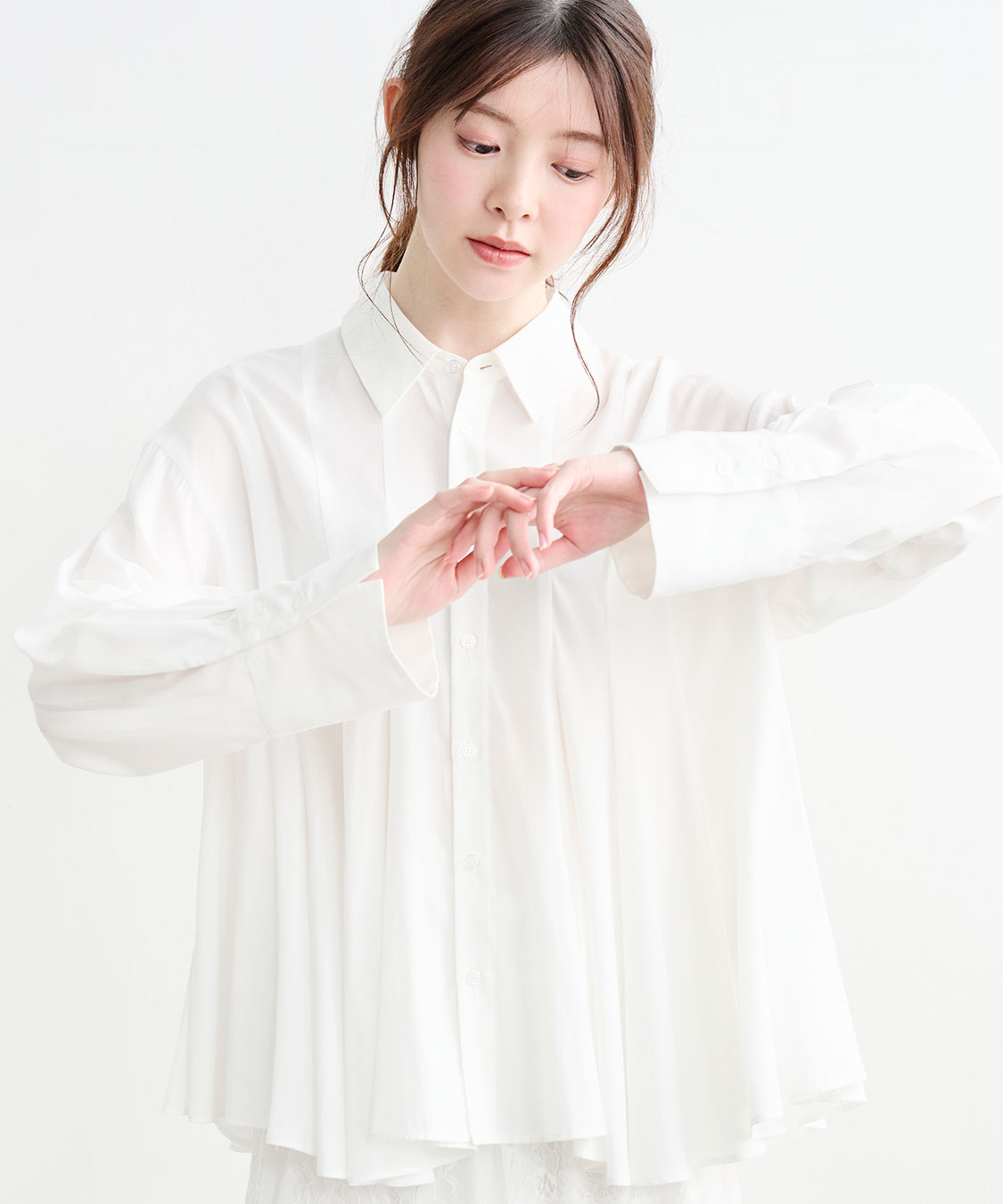 フレアペプラムシャツ｜PETAL ONLINE（ペタルオンライン）