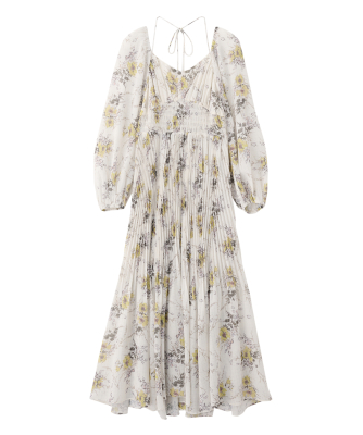 シャーリングフラワーワンピース｜PETAL ONLINE（ペタルオンライン）